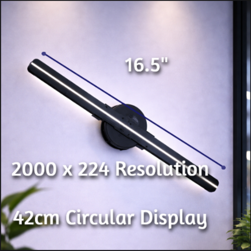 Ilumo 3D Hologram Display Fan | Customizable | Perfect For Home Decor, Retail Advertising & Event Promotion